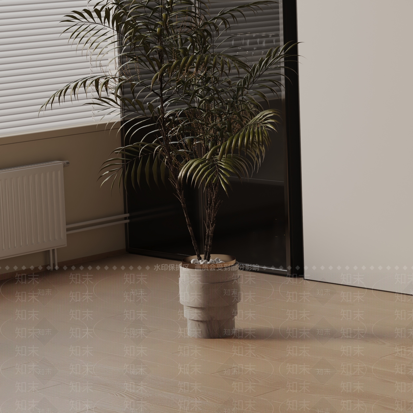 盆栽3D模型下载【ID:1187647459】