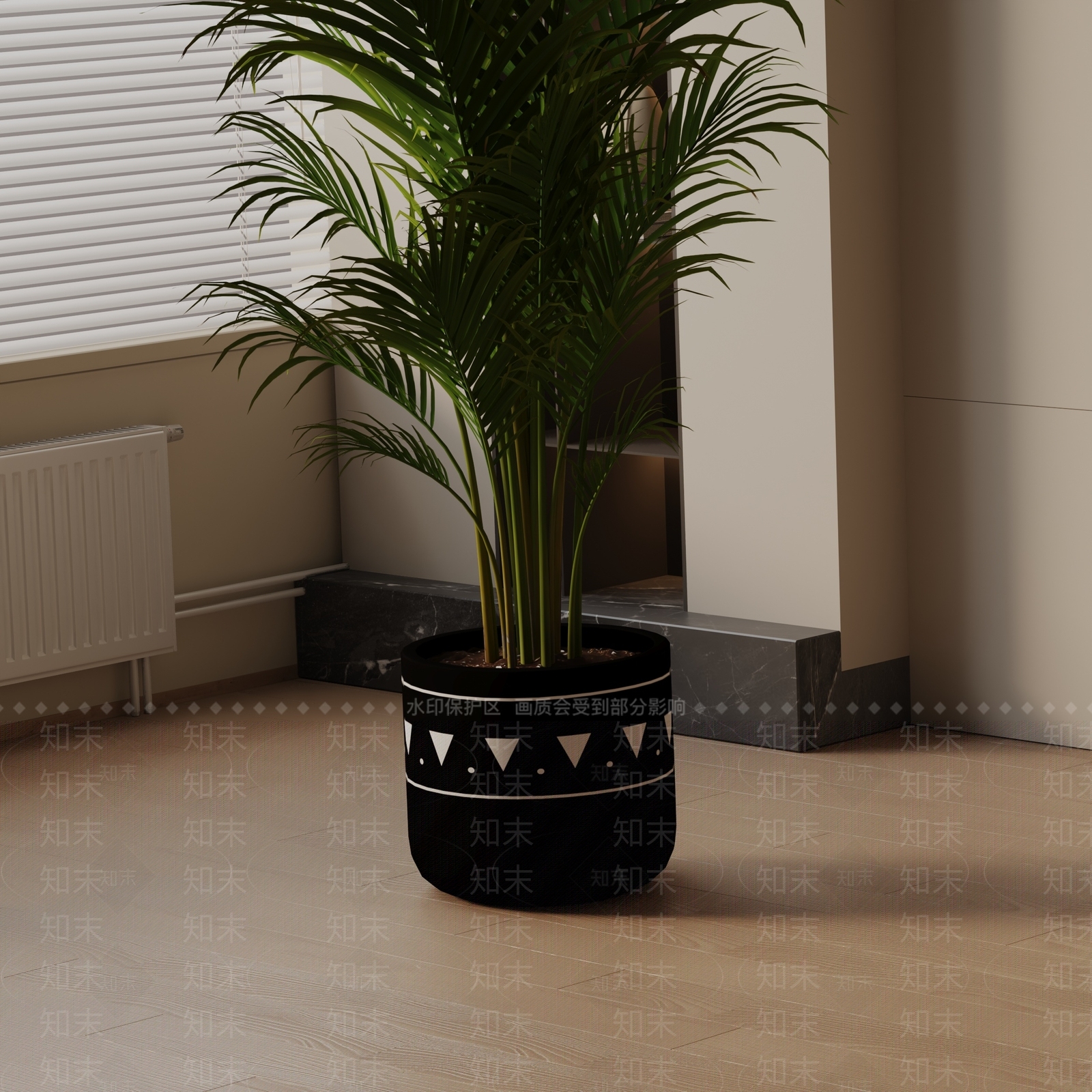 盆栽3D模型下载【ID:1187647988】