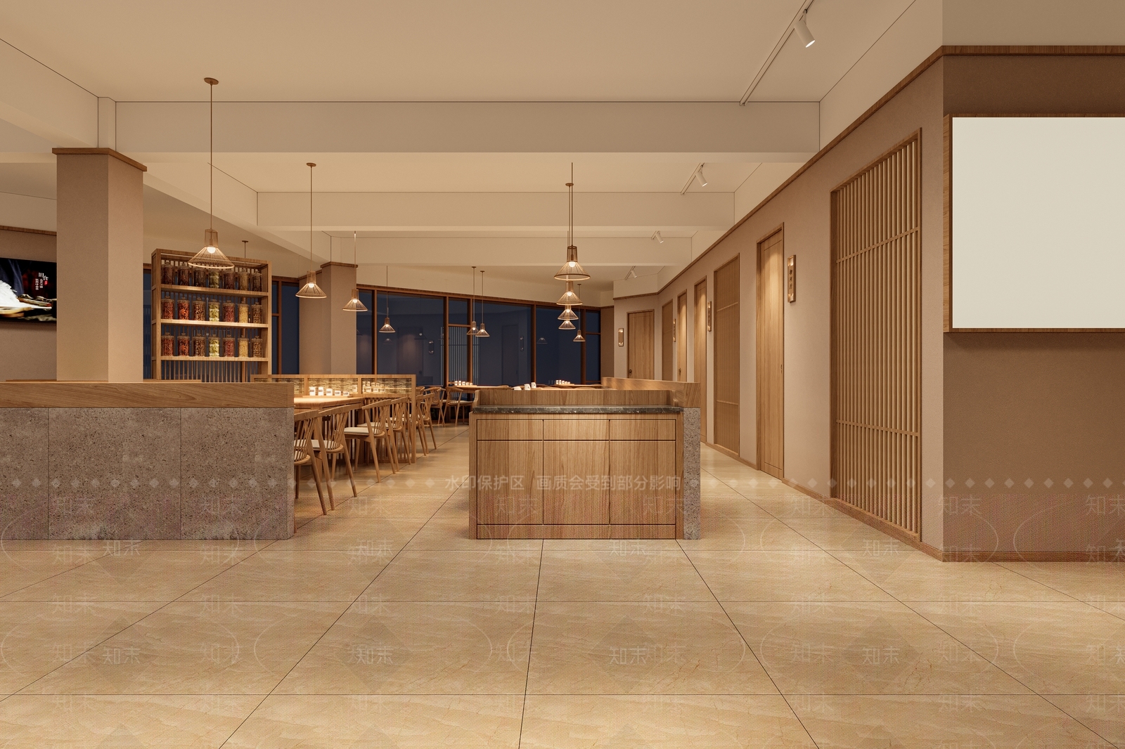 新中式快餐店3D模型下载【ID:1187648120】