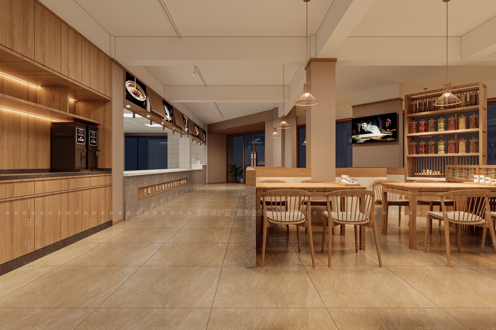 新中式快餐店3D模型下载【ID:1187648120】