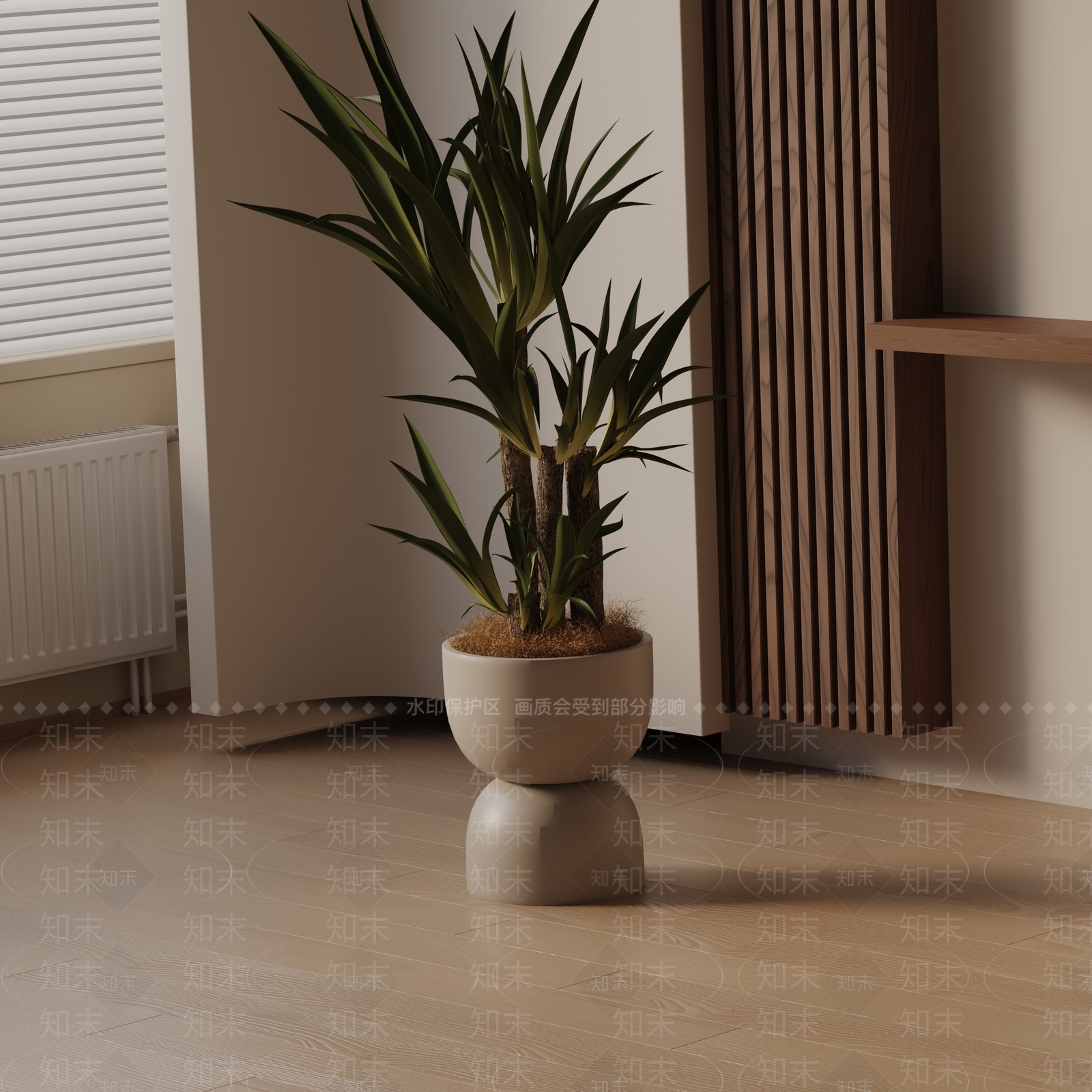 盆栽3D模型下载【ID:1187649787】