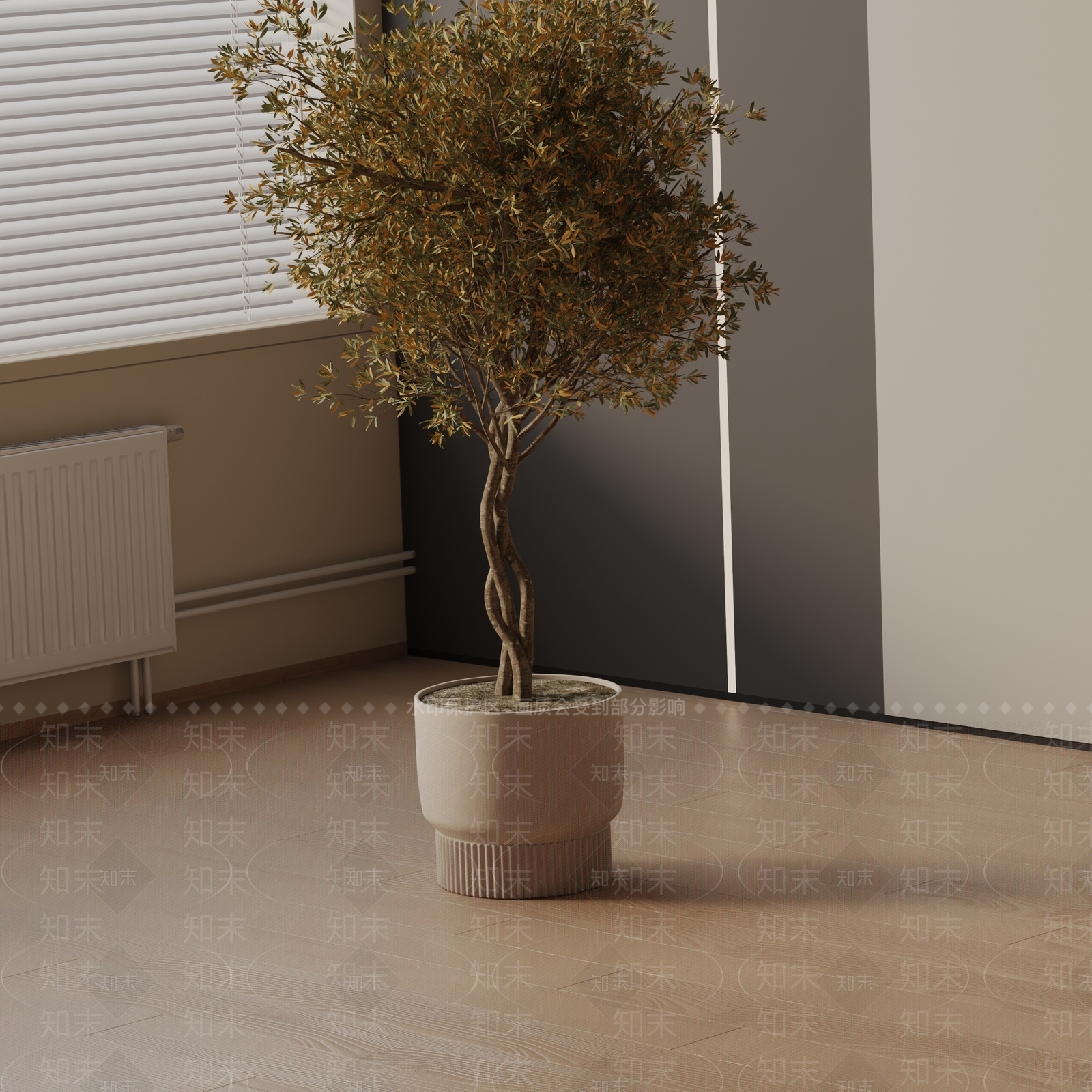 盆栽3D模型下载【ID:1187650252】