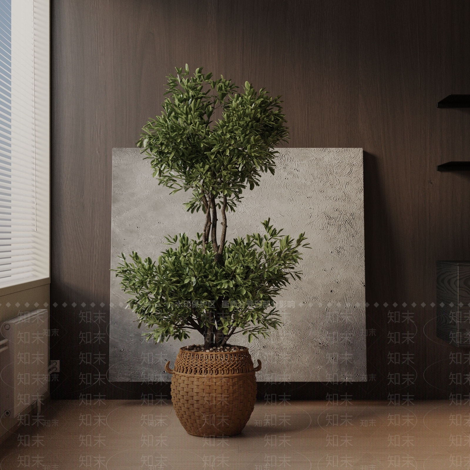 盆栽3D模型下载【ID:1187654385】