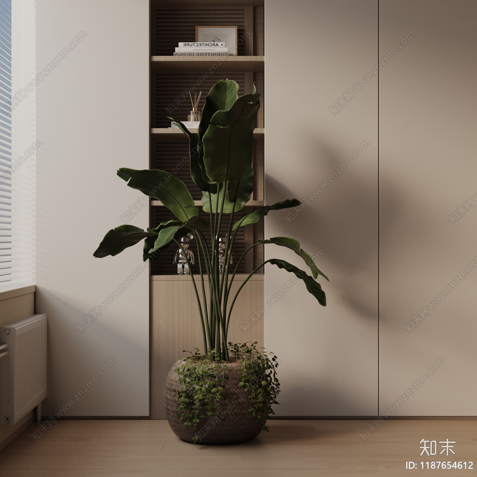 盆栽3D模型下载【ID:1187654612】