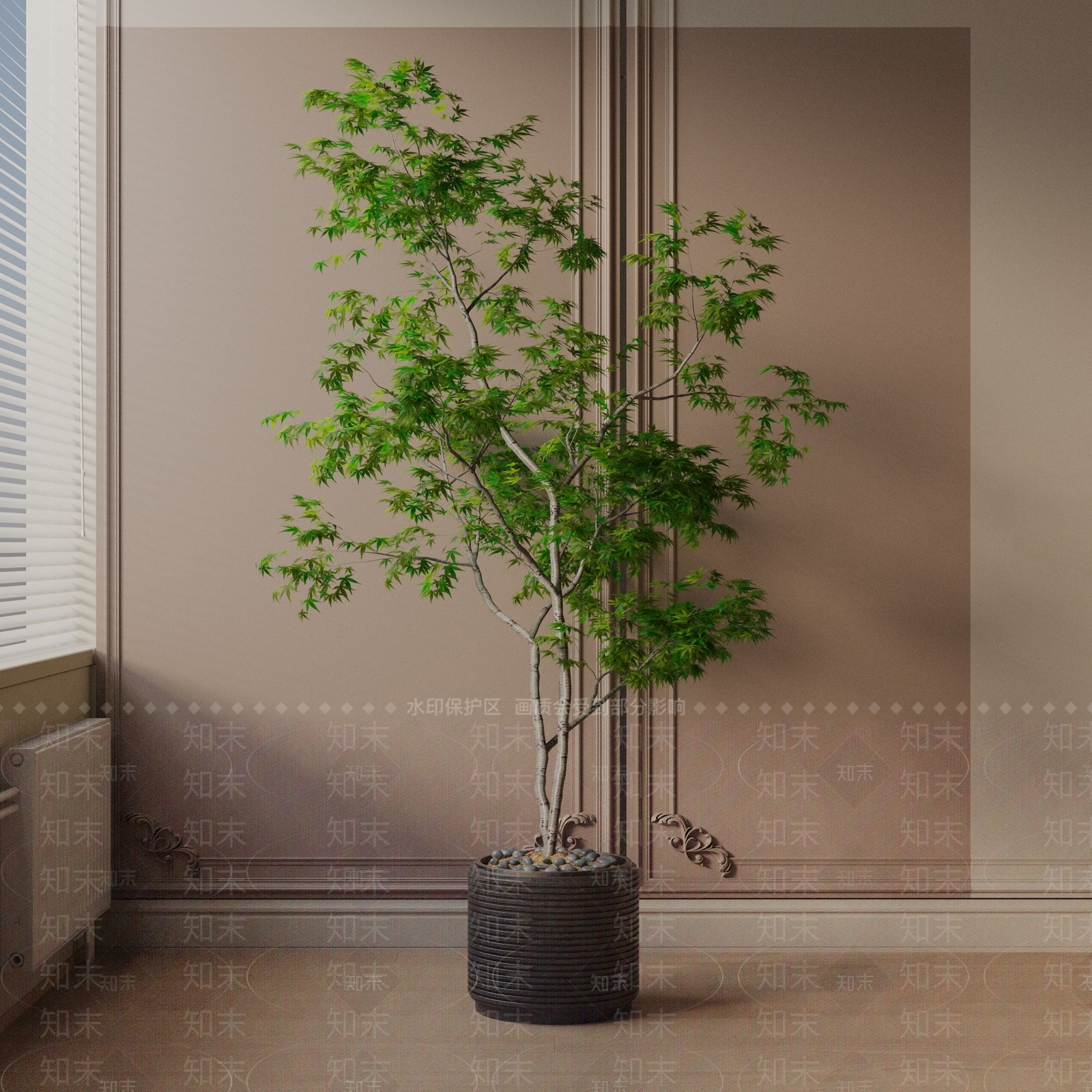 盆栽3D模型下载【ID:1187655473】