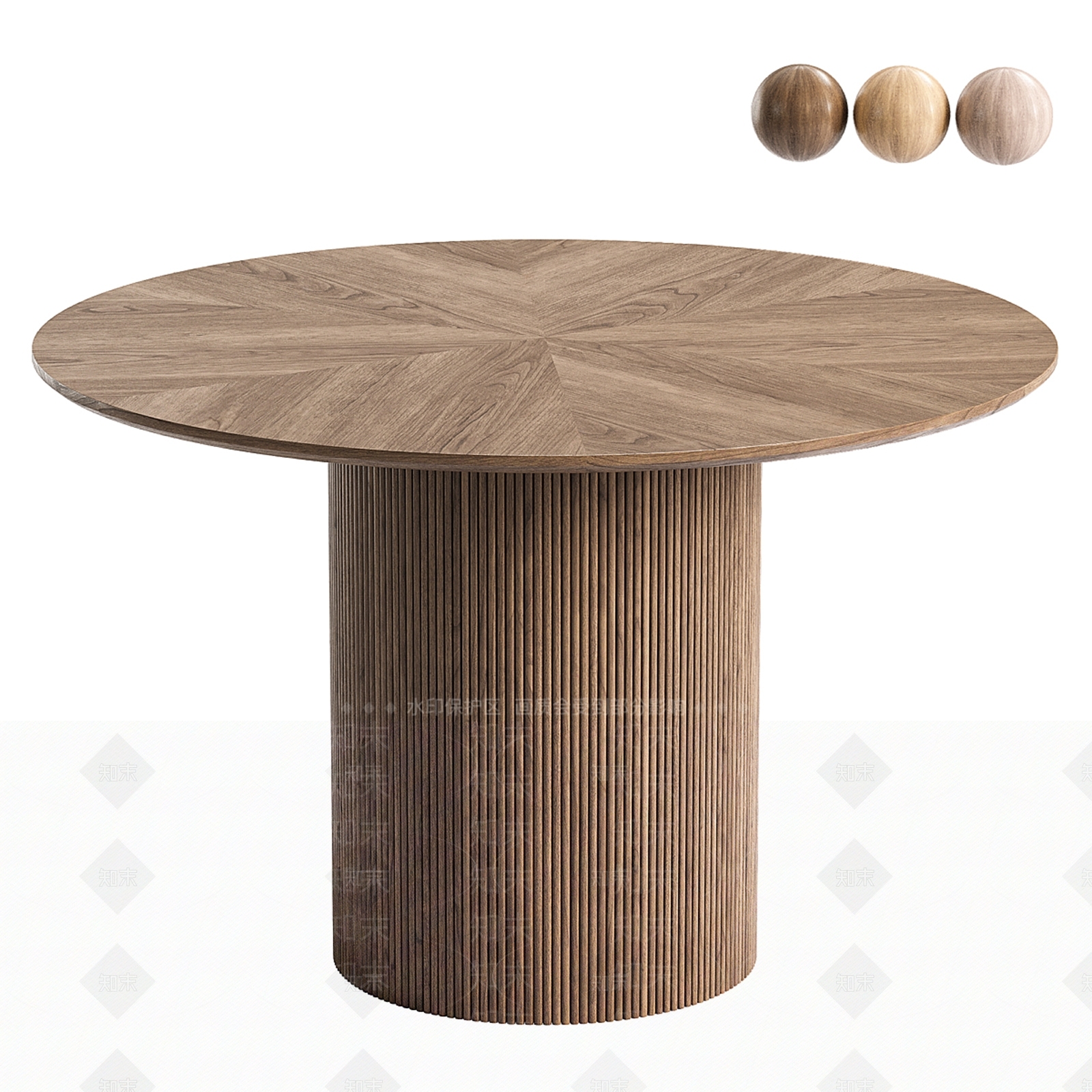 北欧餐桌3D模型下载【ID:1187655231】