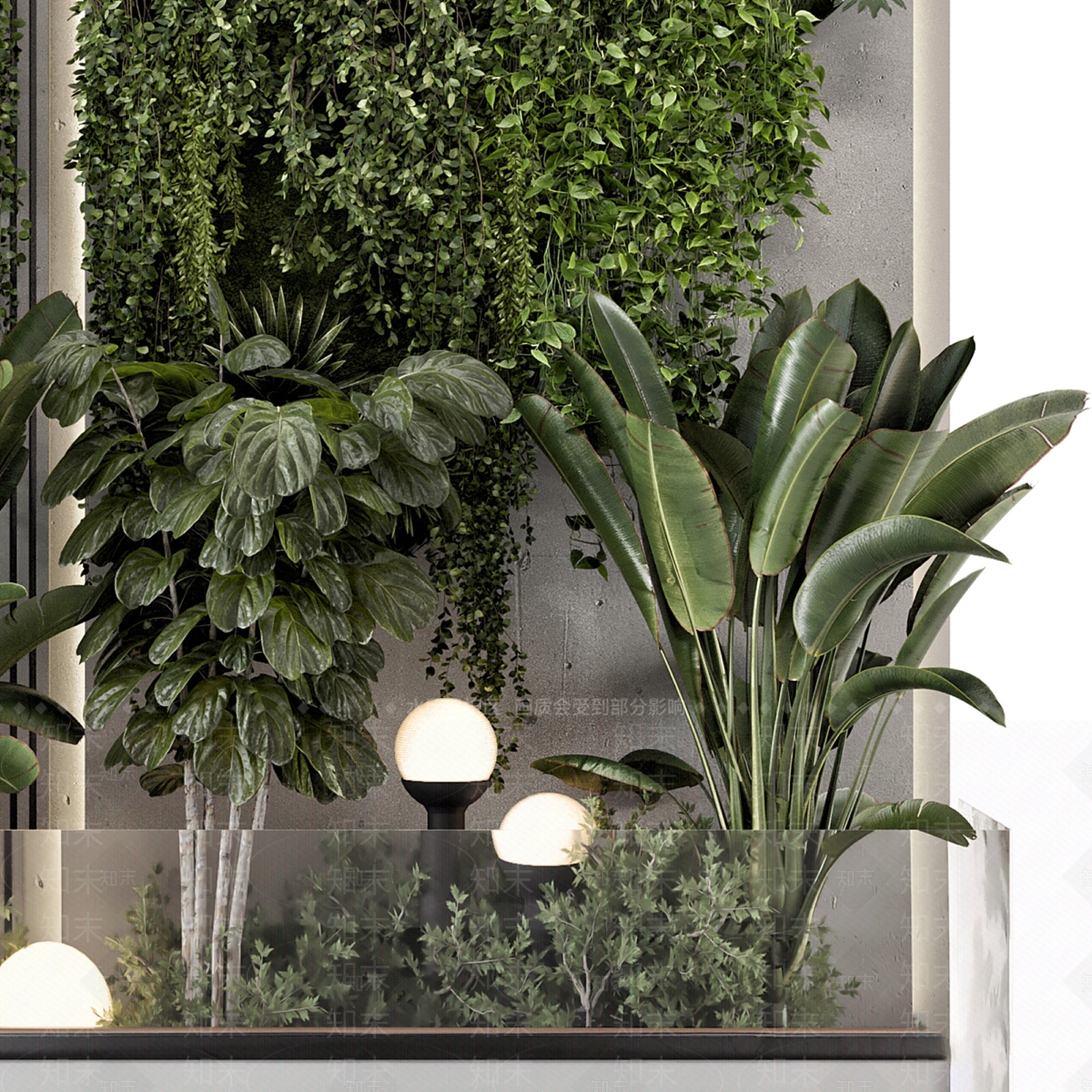 植物堆3D模型下载【ID:1187657821】