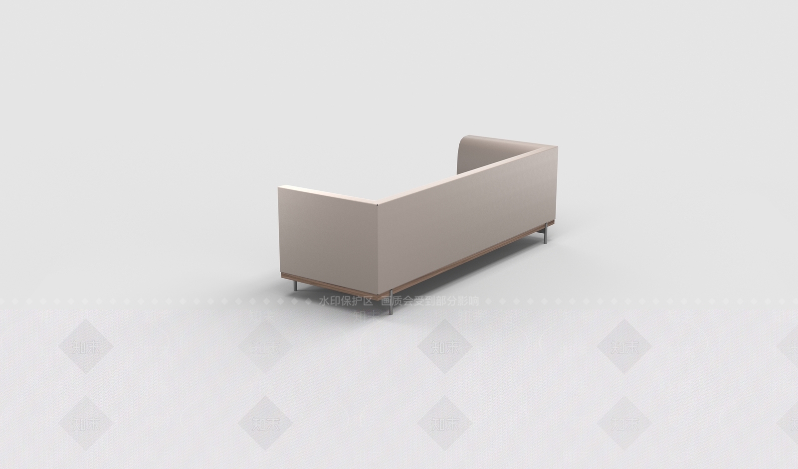 现代意式三人沙发3D模型下载【ID:1187661669】