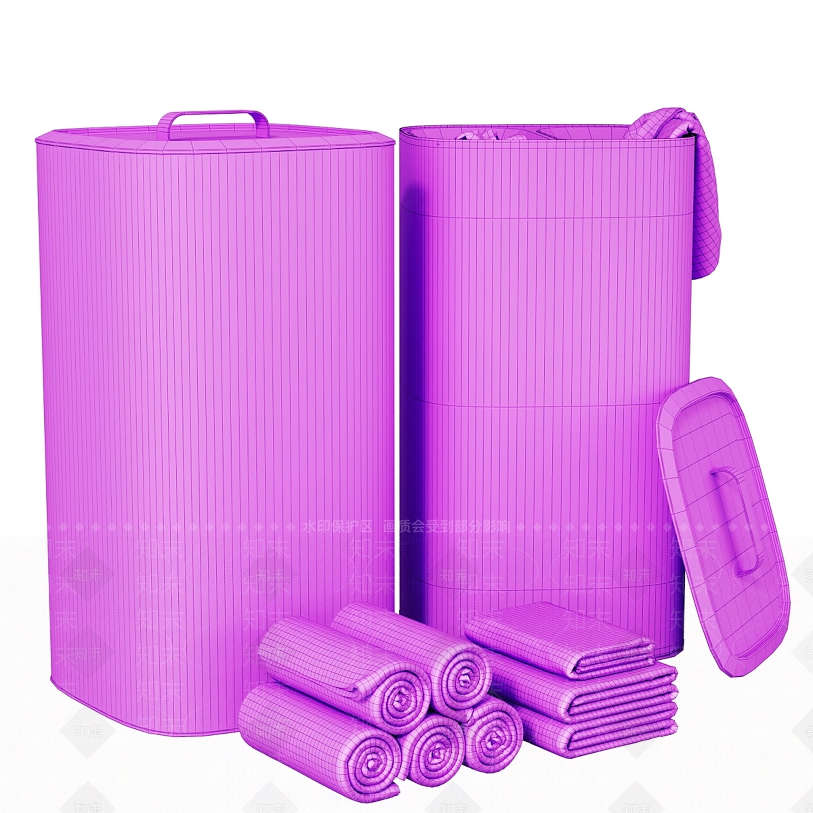 洗浴用品3D模型下载【ID:1187665881】