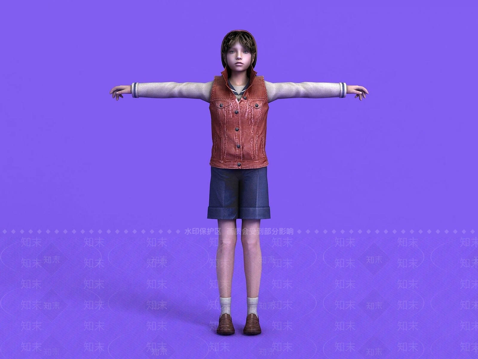 现代虚拟人物3D模型下载【ID:1187685937】