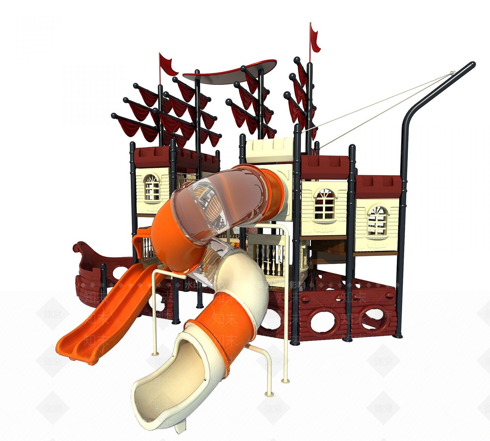 现代公用器材3D模型下载【ID:1187685779】