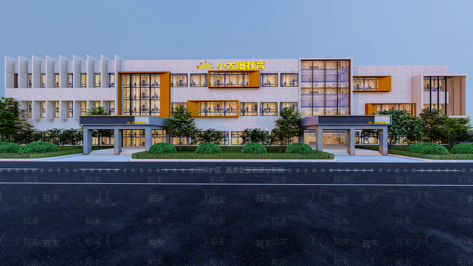 现代其他公共建筑SU模型下载【ID:1187679095】