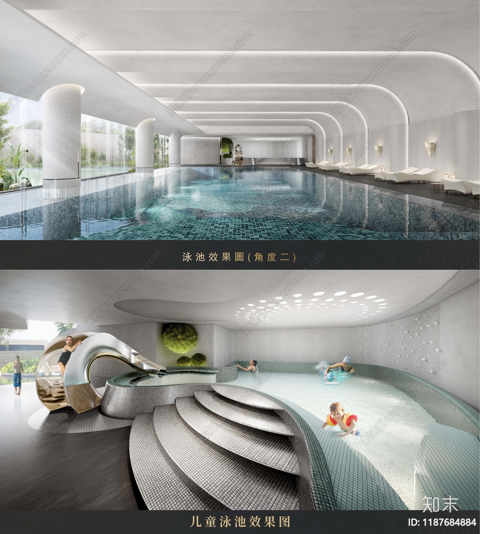 现代会所cad施工图下载【ID:1187684884】