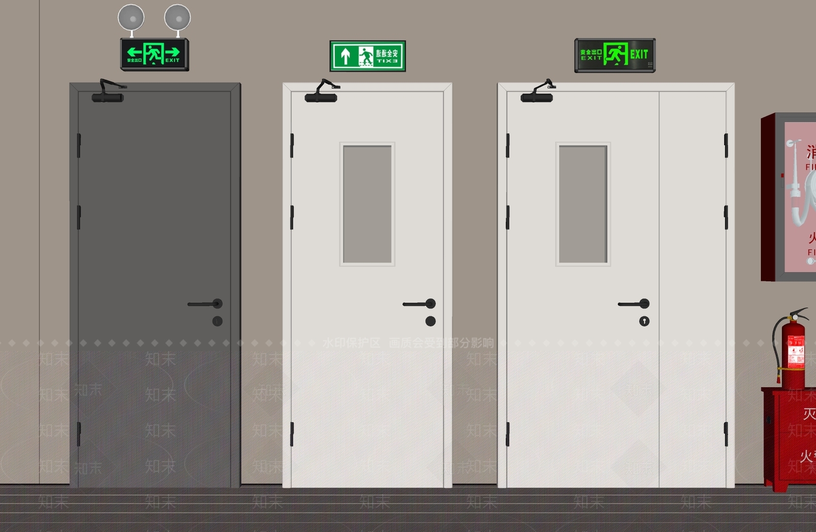 现代其他门SU模型下载【ID:1187693950】