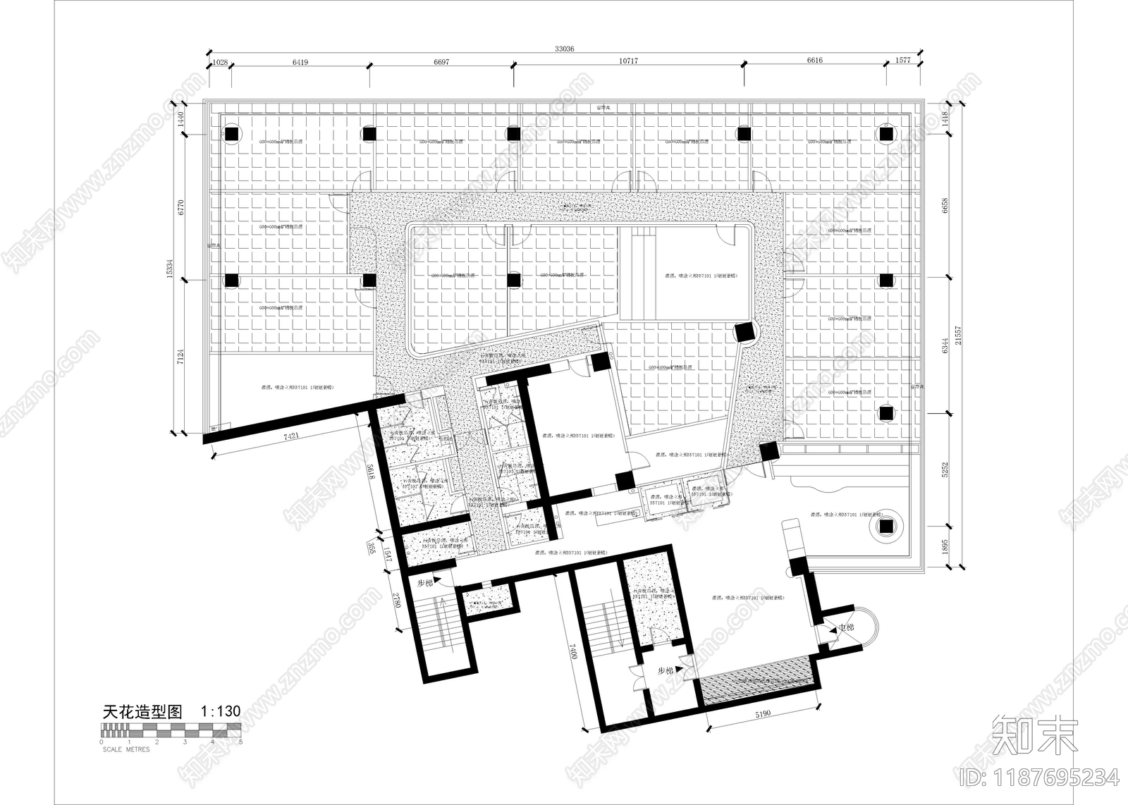 现代幼儿园cad施工图下载【ID:1187695234】