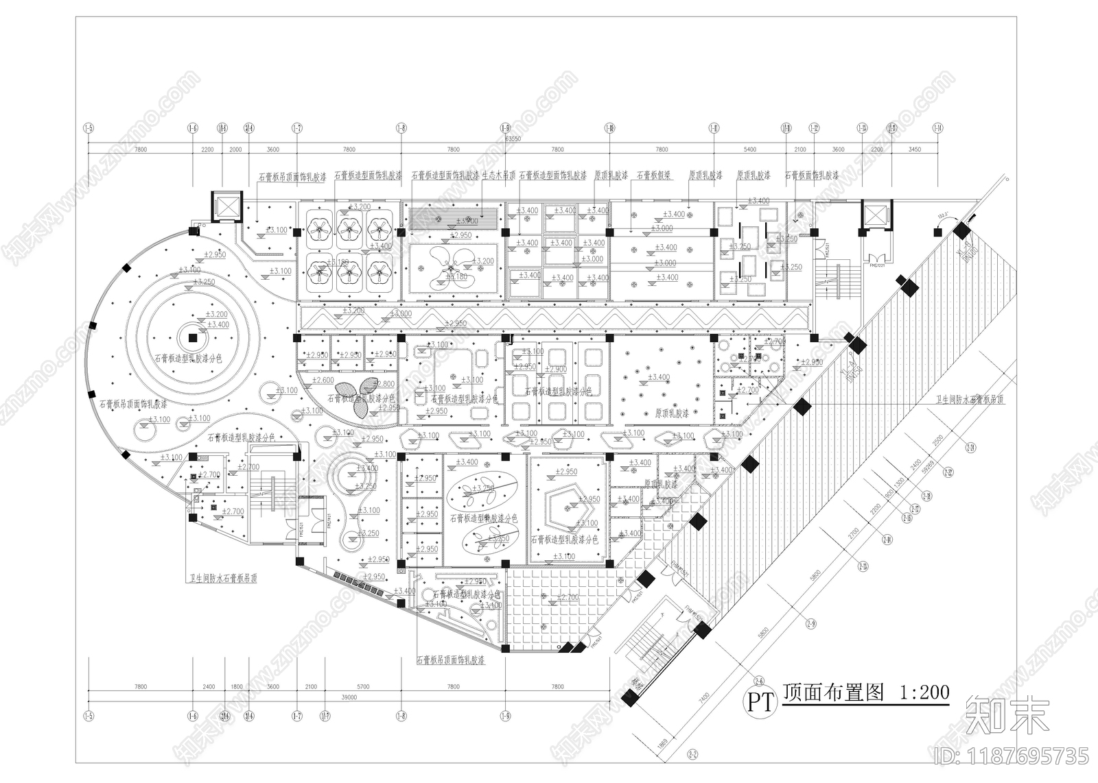现代幼儿园cad施工图下载【ID:1187695735】