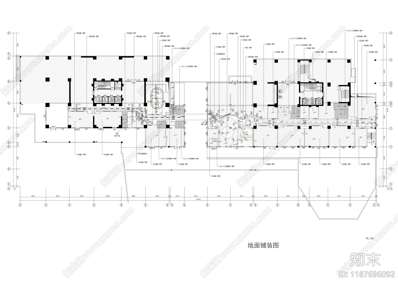现代幼儿园cad施工图下载【ID:1187696092】
