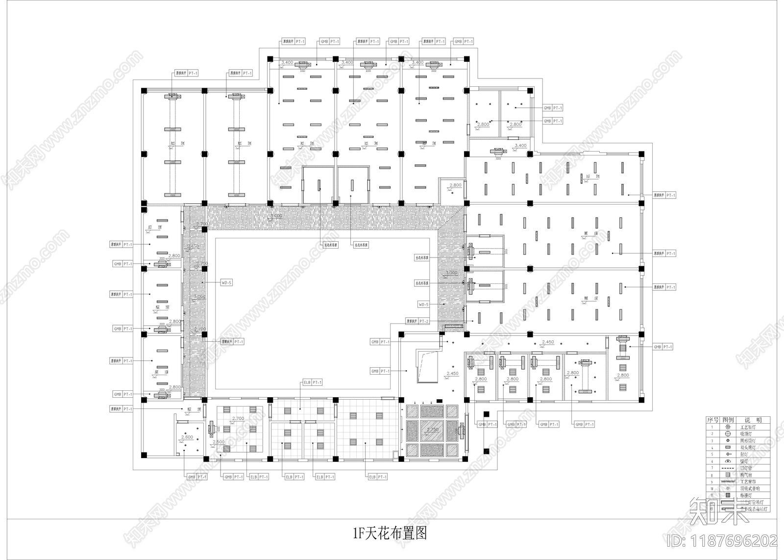 现代幼儿园cad施工图下载【ID:1187696202】