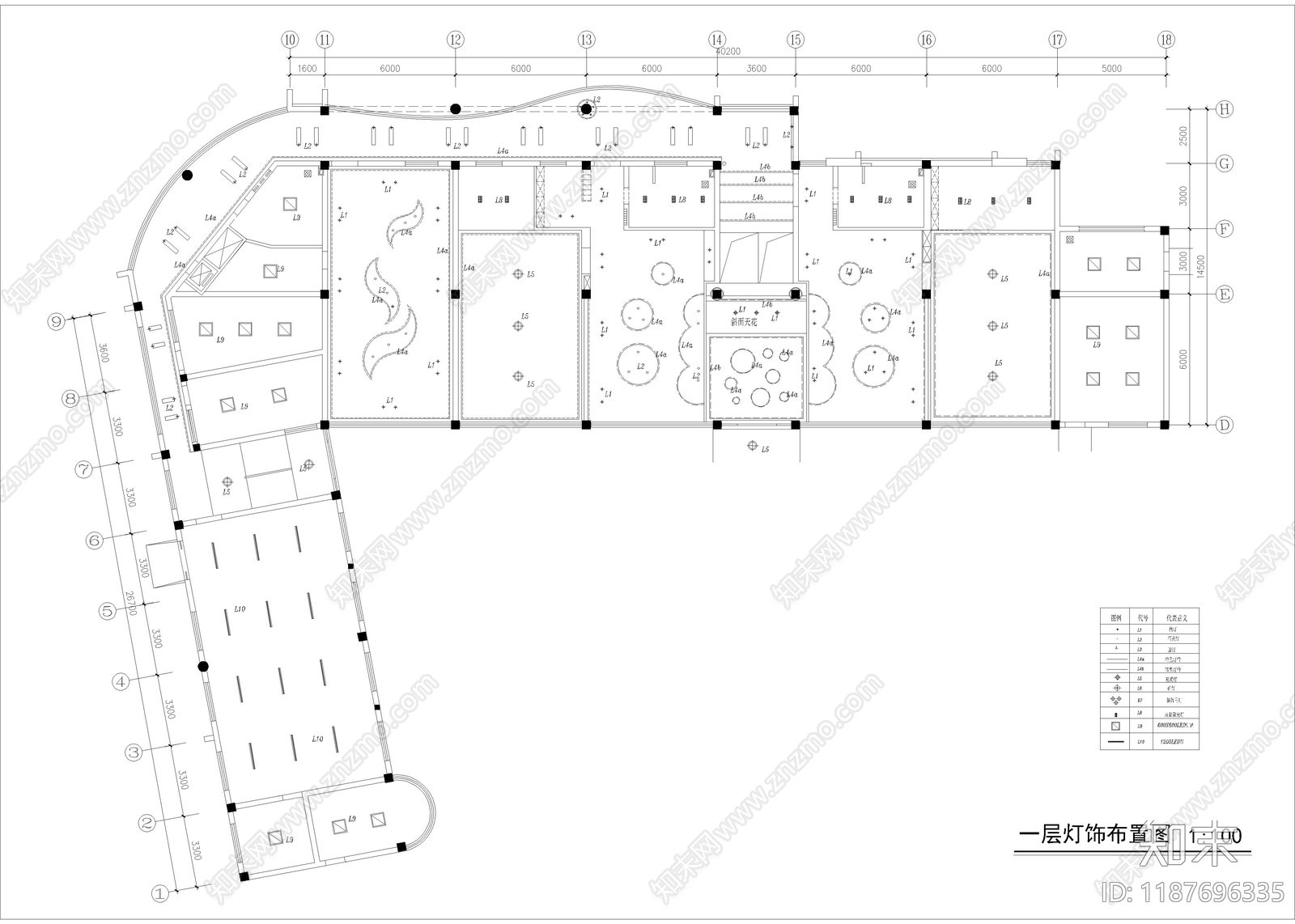 现代幼儿园cad施工图下载【ID:1187696335】