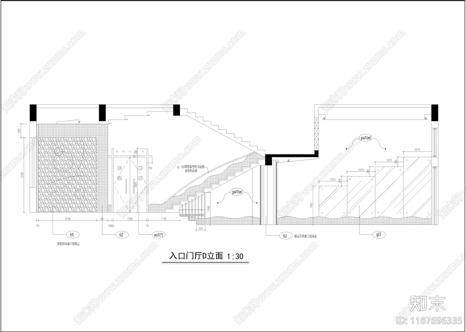 现代幼儿园cad施工图下载【ID:1187696335】