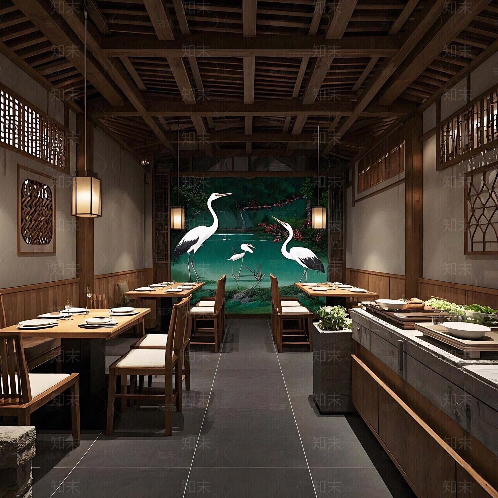 餐厅高清贴图材质