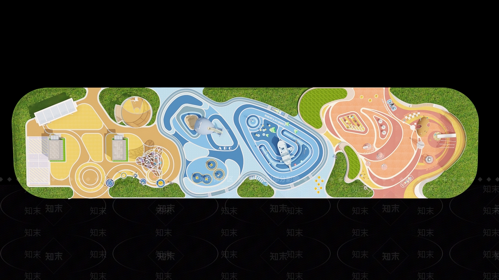 现代广场景观3D模型下载【ID:1187703785】