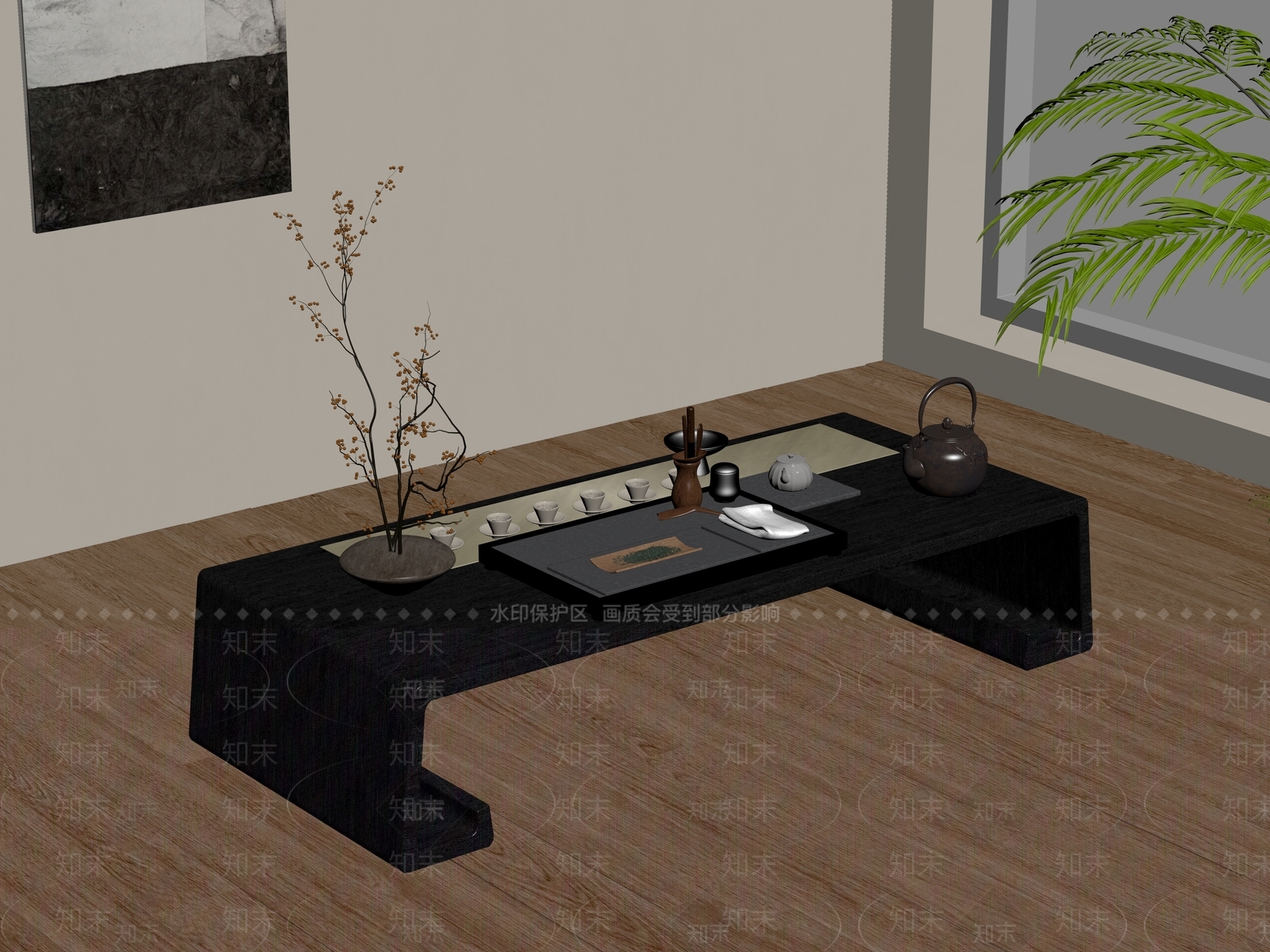 茶具SU模型下载【ID:1187704122】
