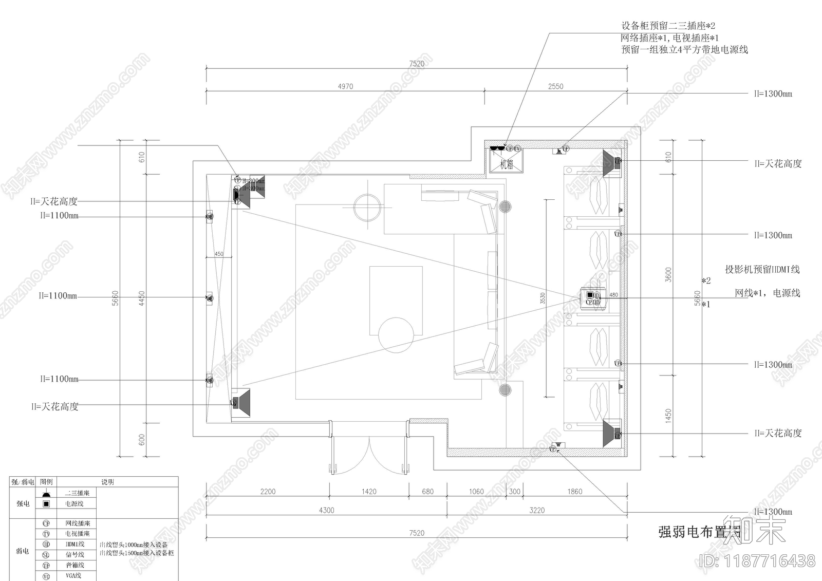 现代电影院cad施工图下载【ID:1187716438】