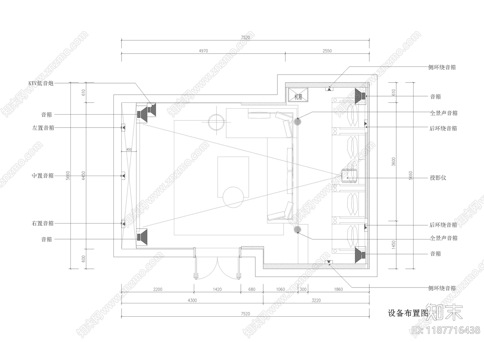 现代电影院cad施工图下载【ID:1187716438】