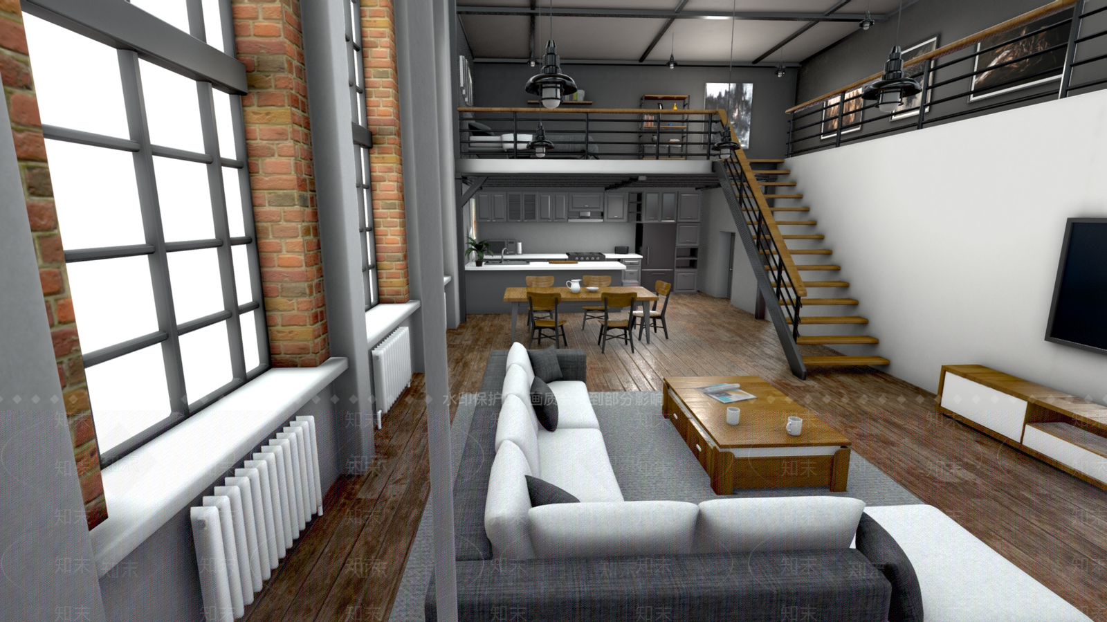 现代公寓3D模型下载【ID:1187720832】