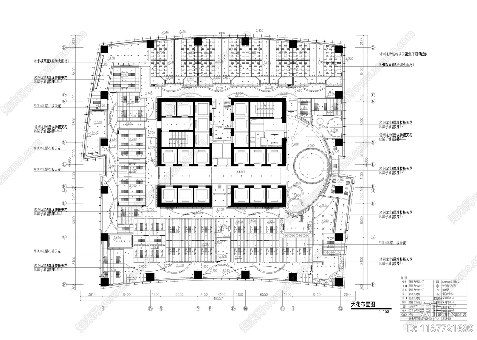 现代医院cad施工图下载【ID:1187721699】