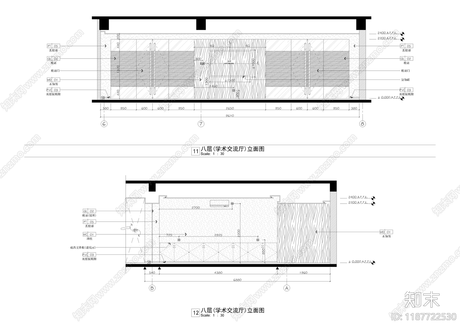 现代医院cad施工图下载【ID:1187722530】