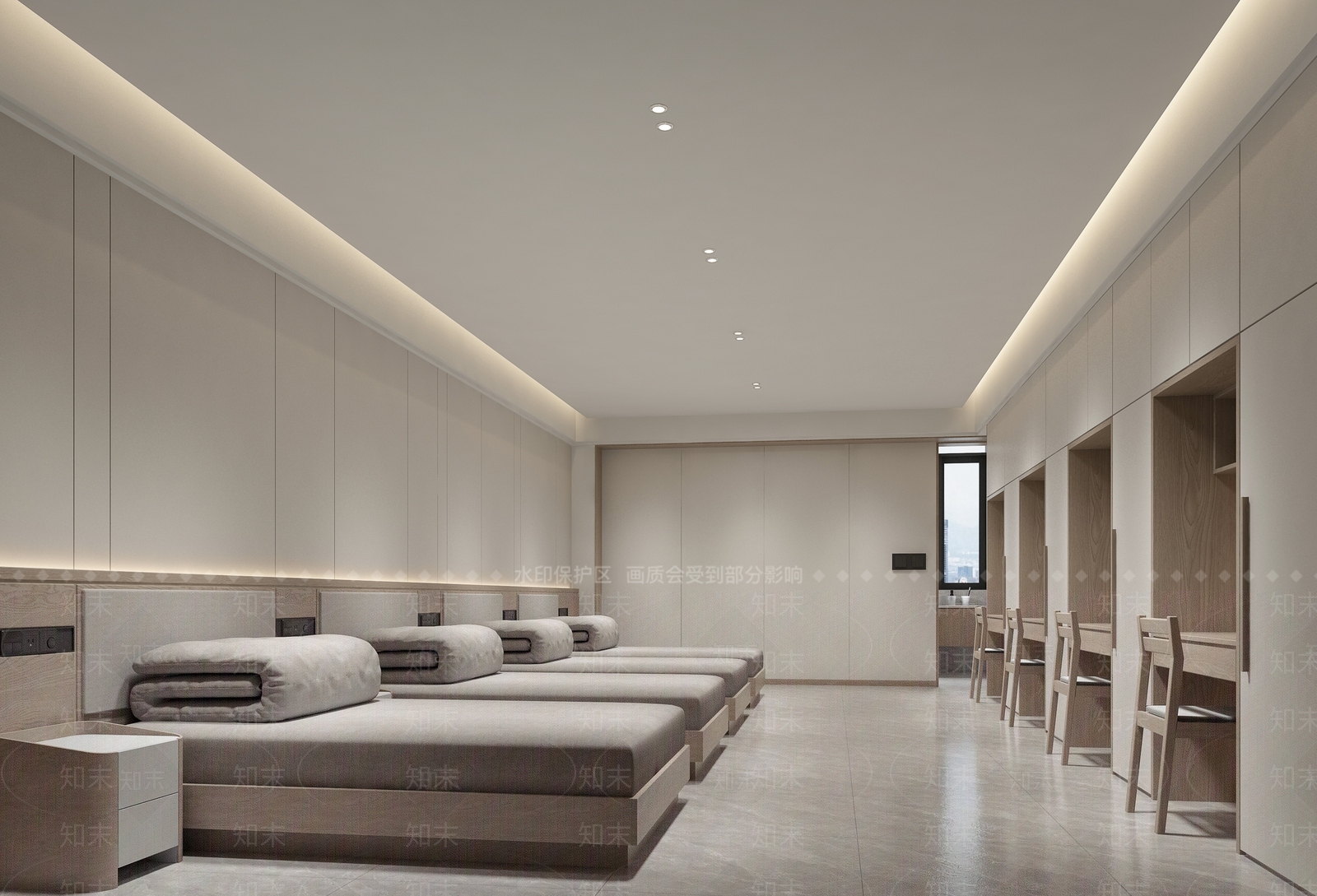 现代宿舍3D模型下载【ID:1187722507】