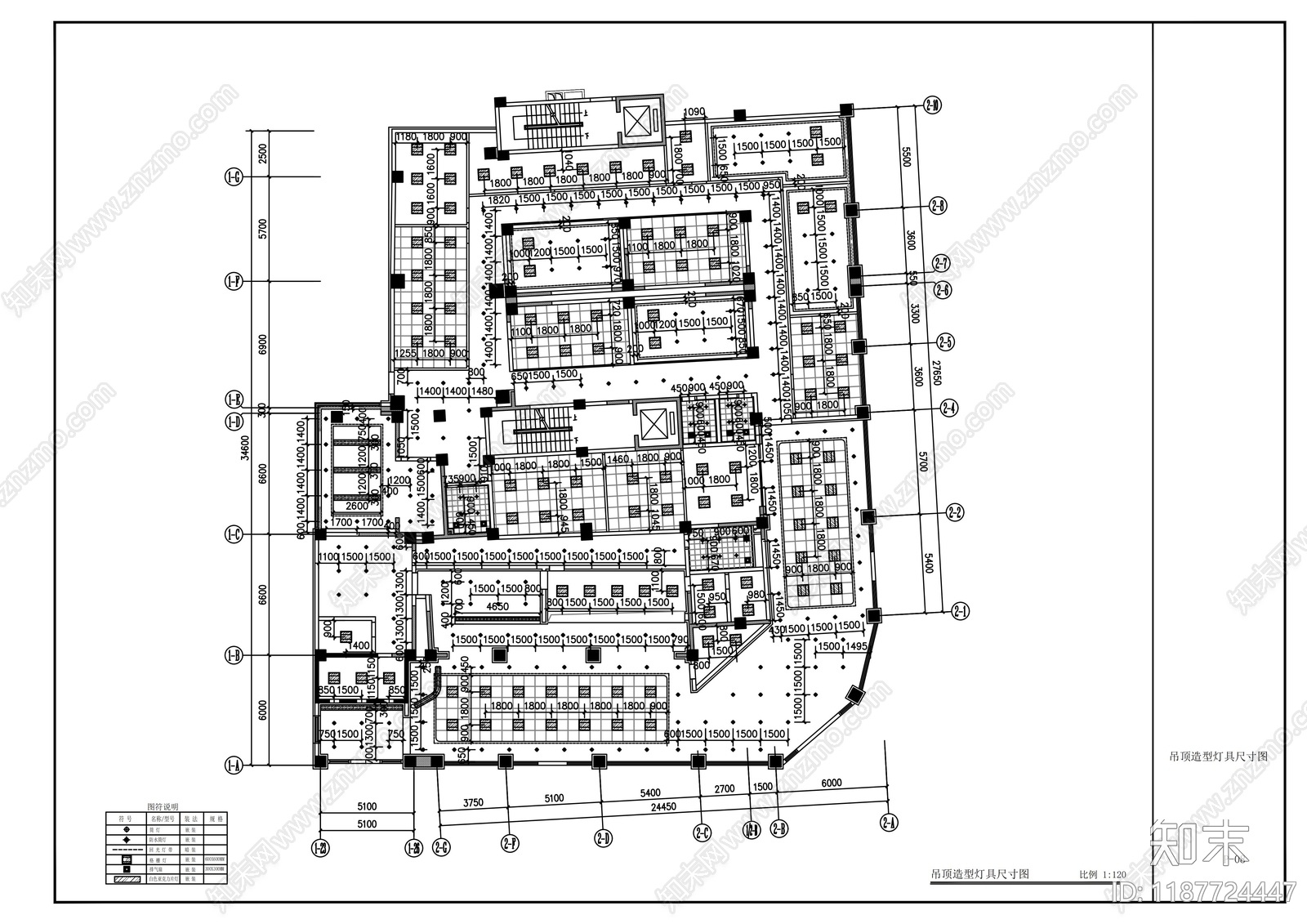 现代其他商业空间cad施工图下载【ID:1187724447】