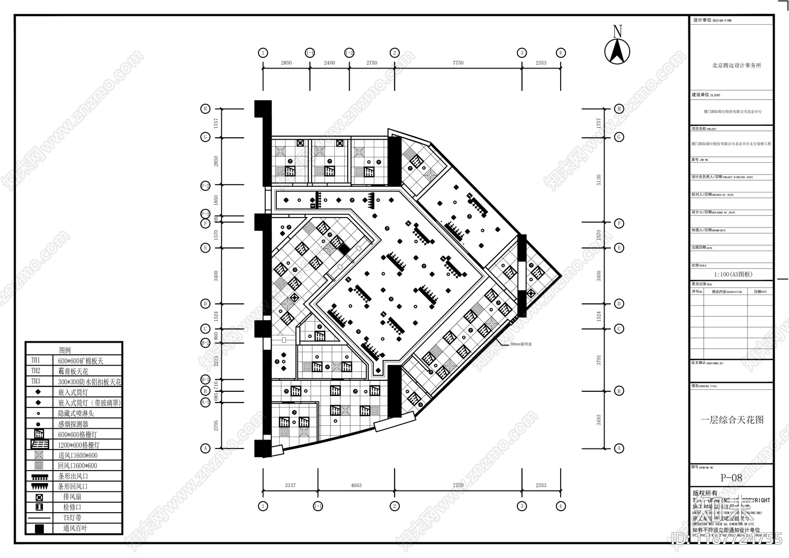 现代其他商业空间cad施工图下载【ID:1187724755】
