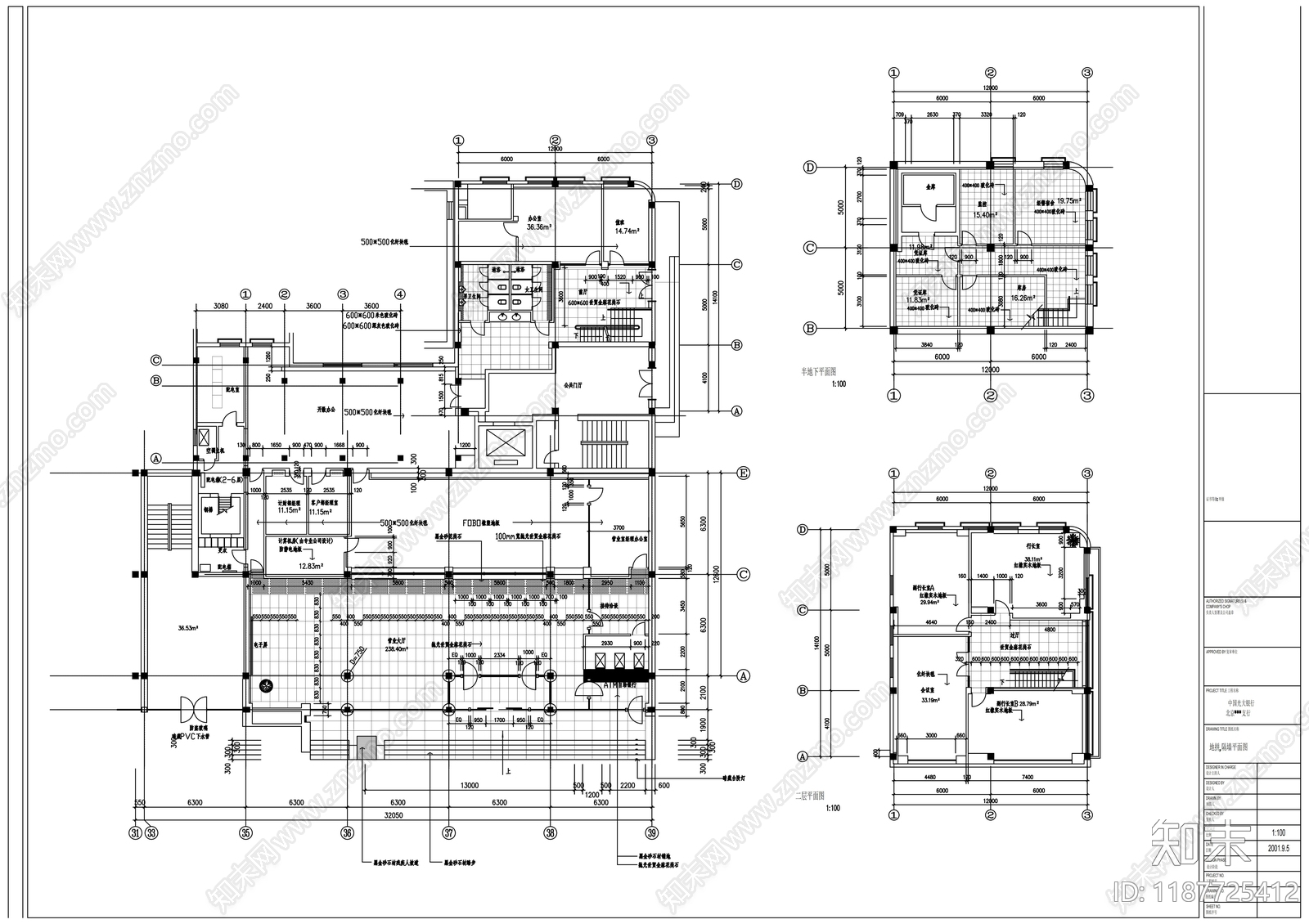现代其他商业空间cad施工图下载【ID:1187725412】