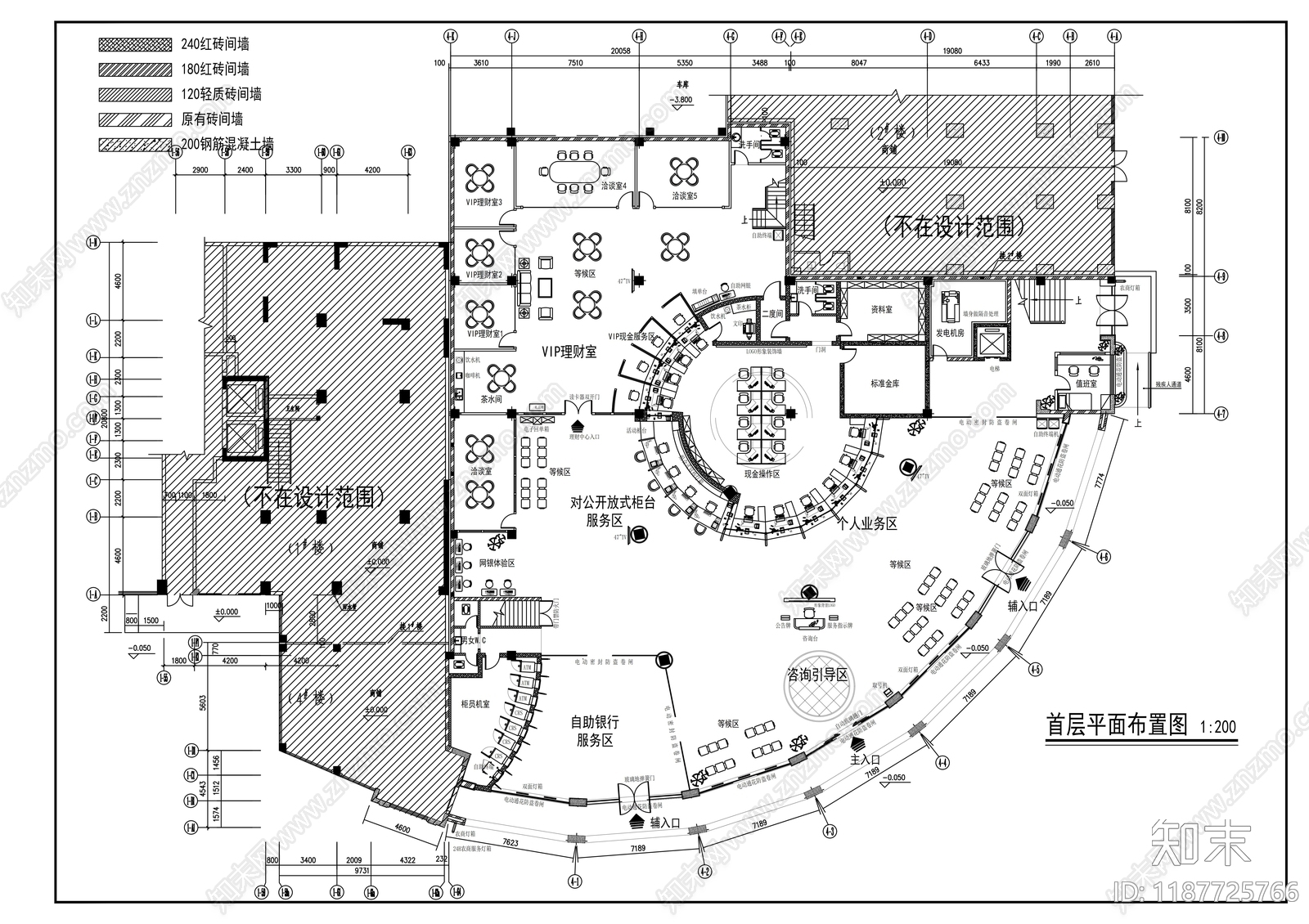 现代其他商业空间cad施工图下载【ID:1187725766】