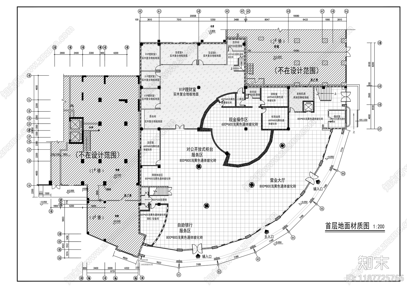 现代其他商业空间cad施工图下载【ID:1187725766】