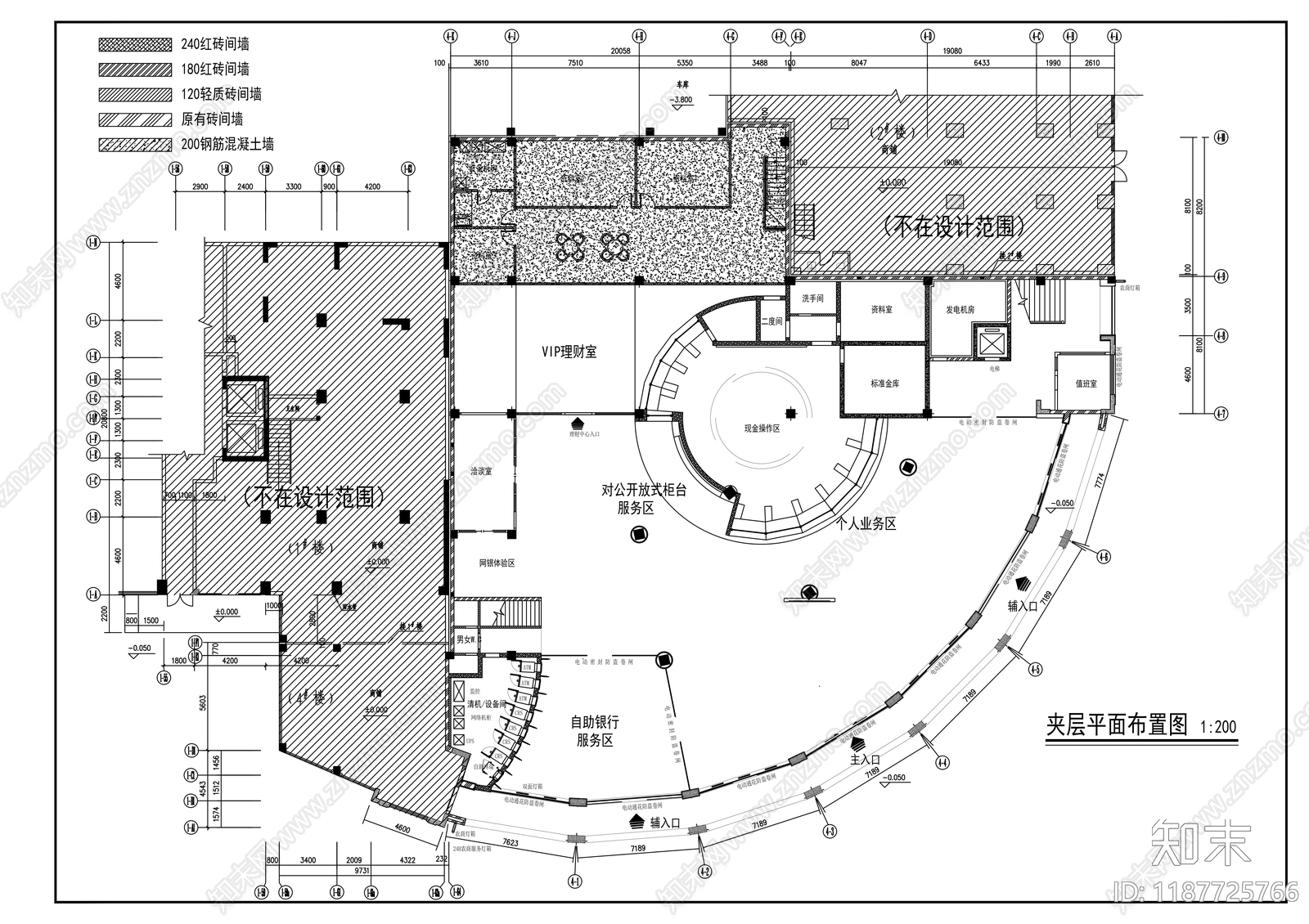 现代其他商业空间cad施工图下载【ID:1187725766】