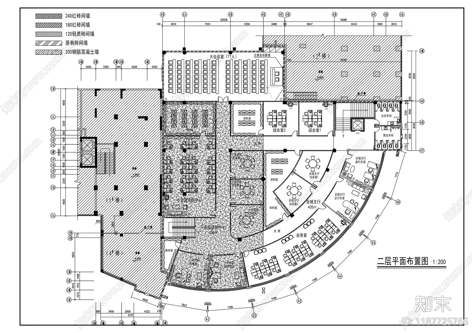 现代其他商业空间cad施工图下载【ID:1187725766】