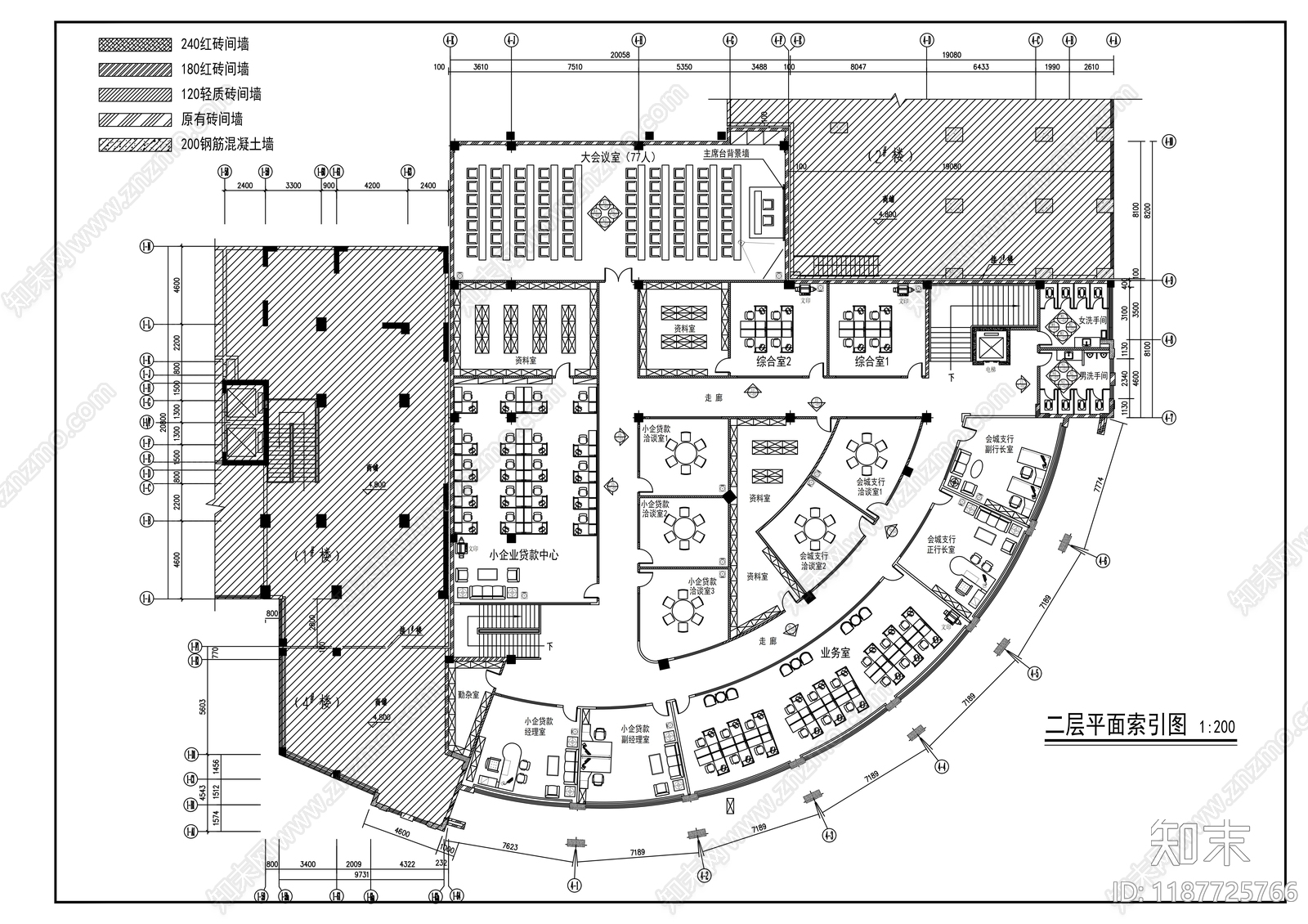 现代其他商业空间cad施工图下载【ID:1187725766】