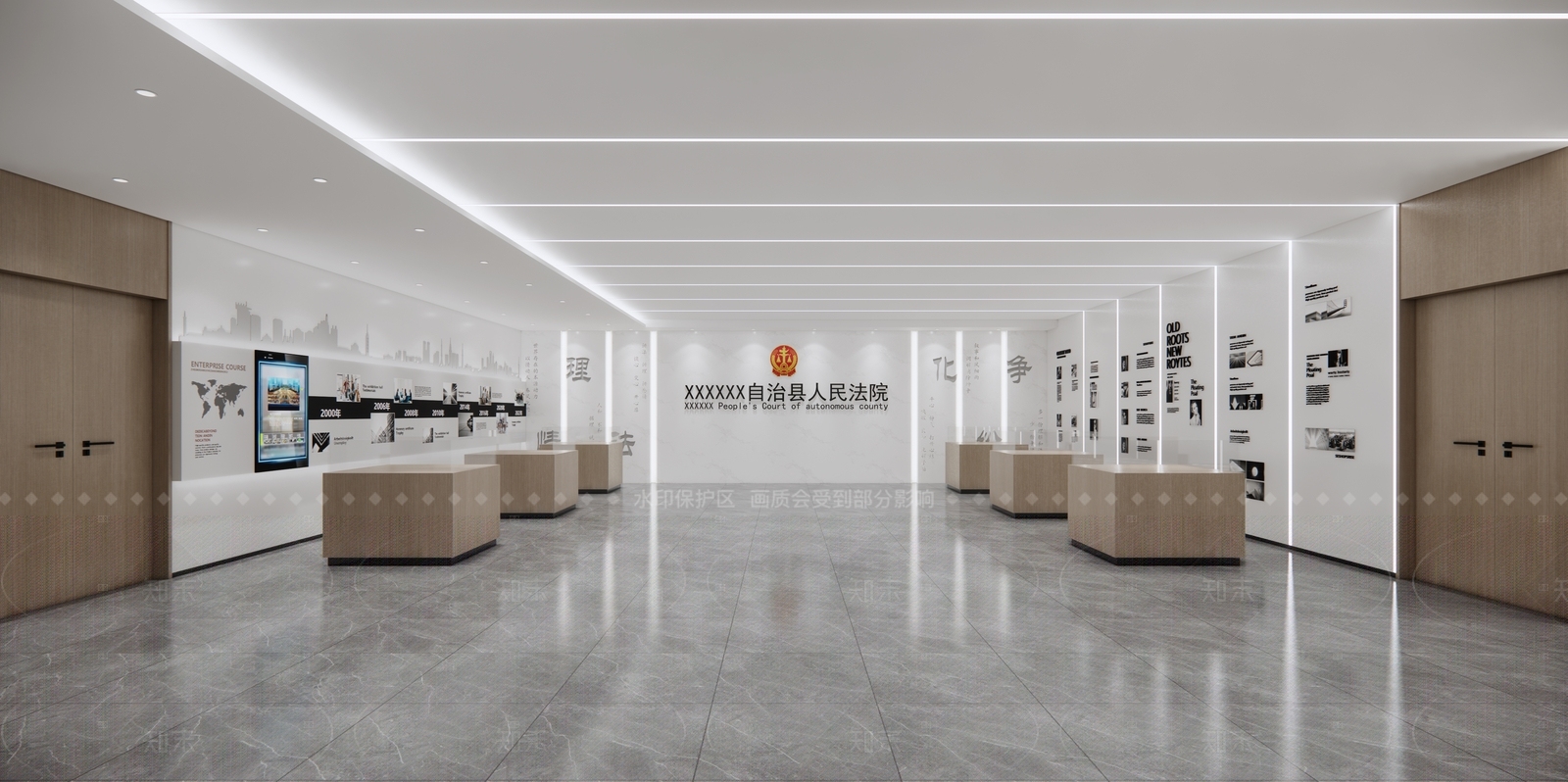 现代其他办公区域SU模型下载【ID:1215940778】