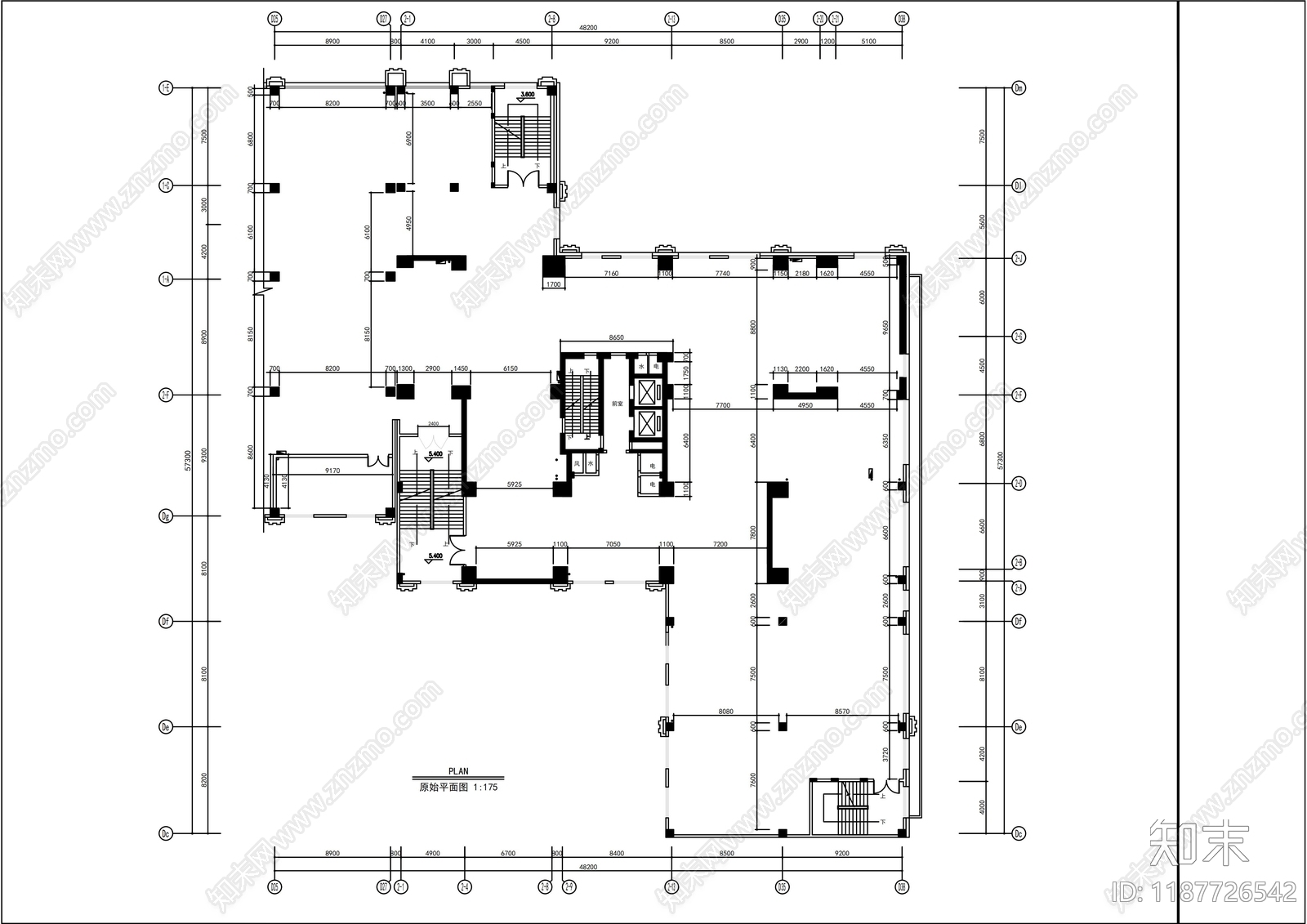 现代其他商业空间cad施工图下载【ID:1187726542】