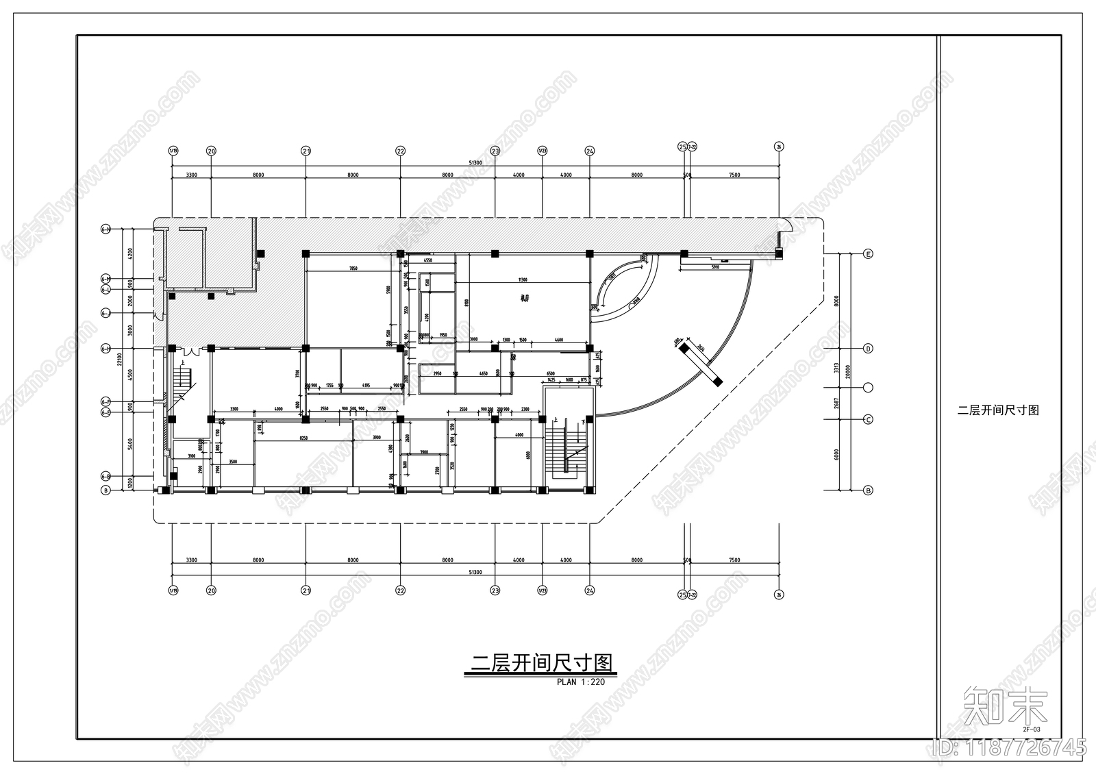 现代其他商业空间cad施工图下载【ID:1187726745】