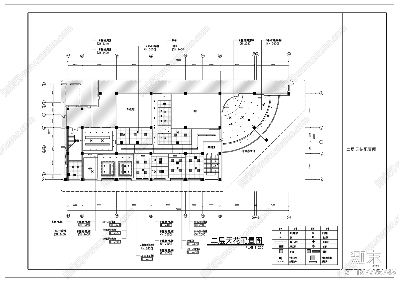 现代其他商业空间cad施工图下载【ID:1187726745】