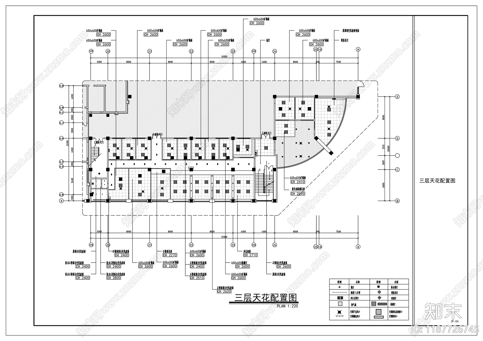 现代其他商业空间cad施工图下载【ID:1187726745】