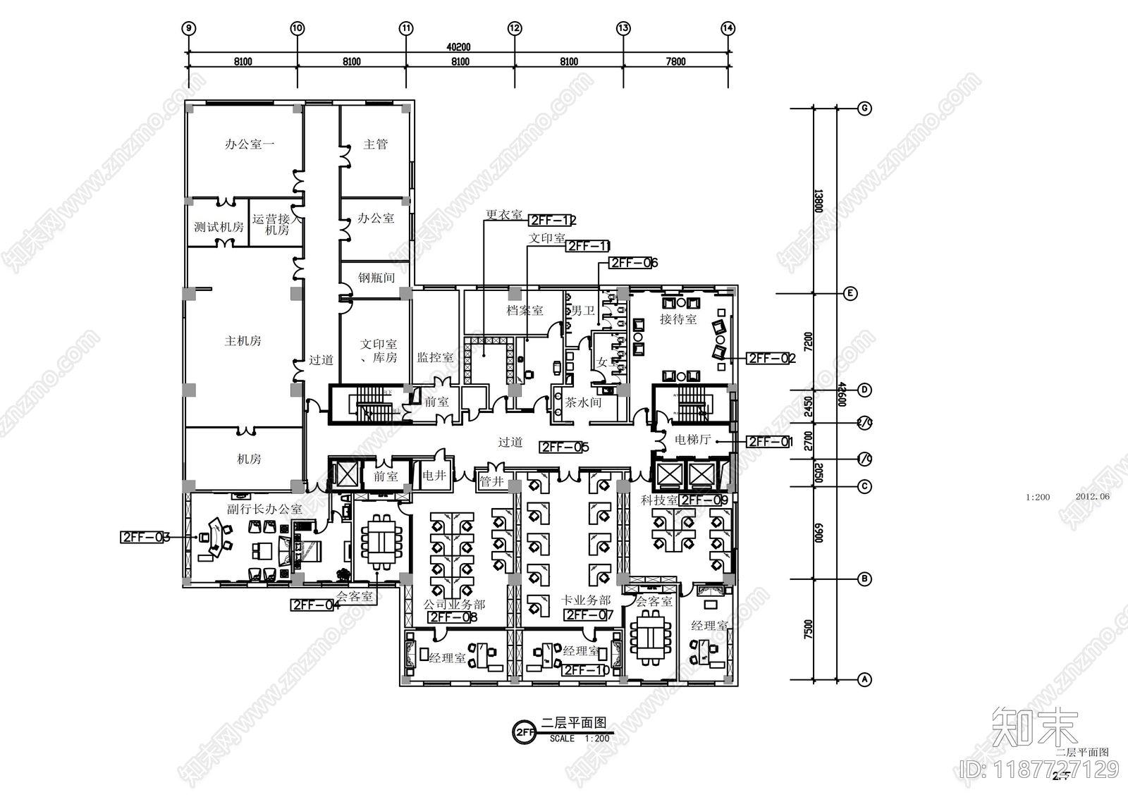 现代其他商业空间cad施工图下载【ID:1187727129】