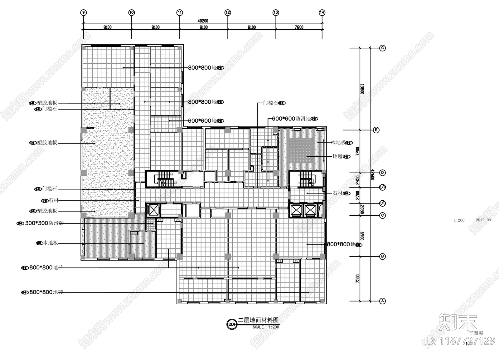 现代其他商业空间cad施工图下载【ID:1187727129】