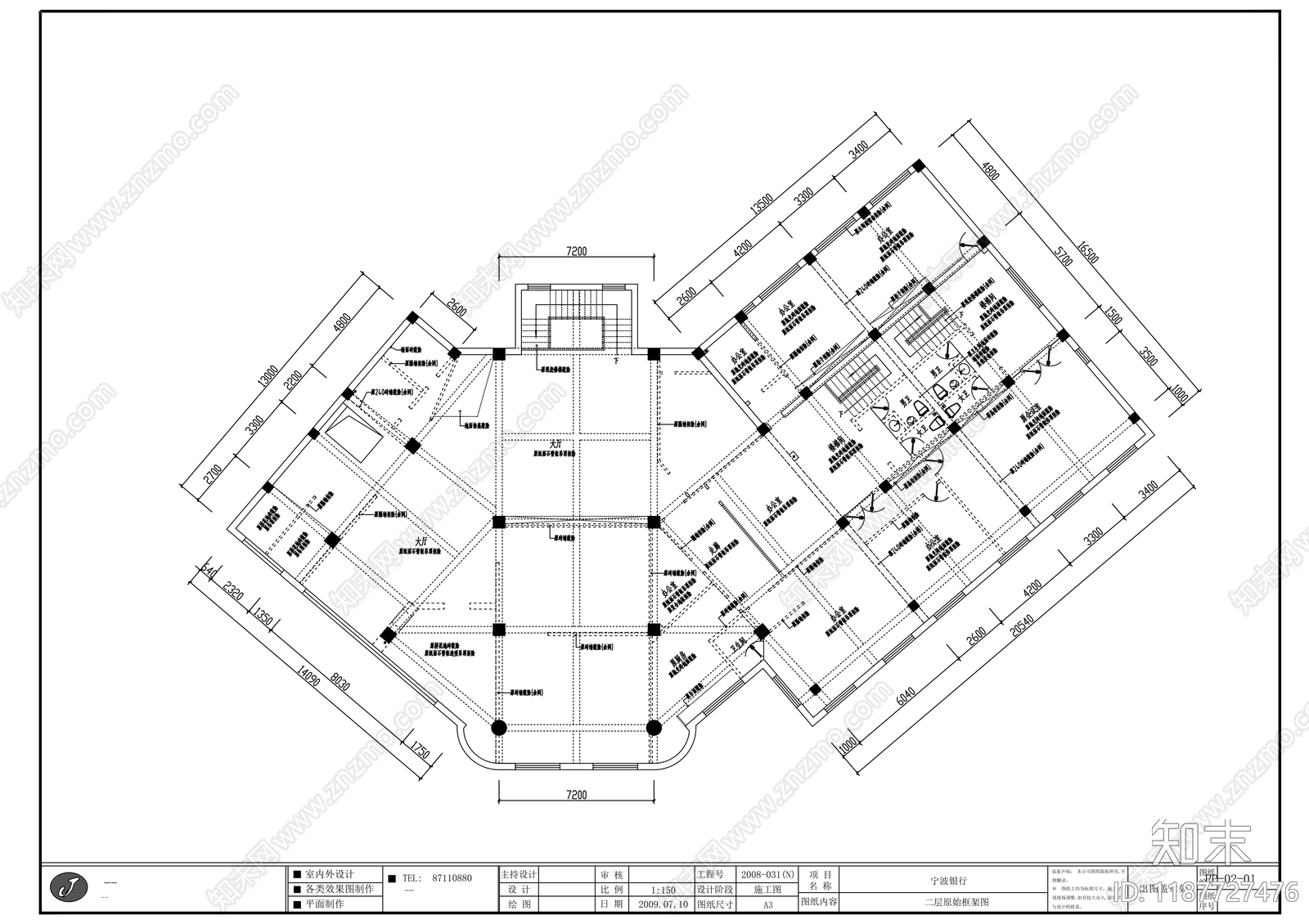 现代其他商业空间cad施工图下载【ID:1187727476】