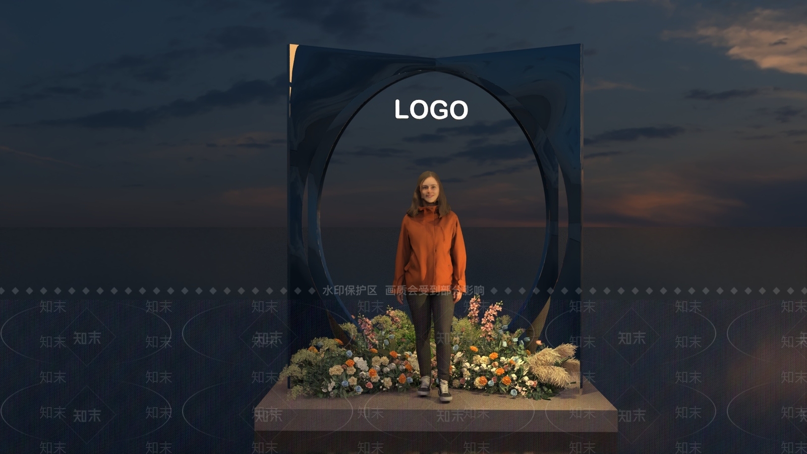 现代美陈3D模型下载【ID:1187731085】
